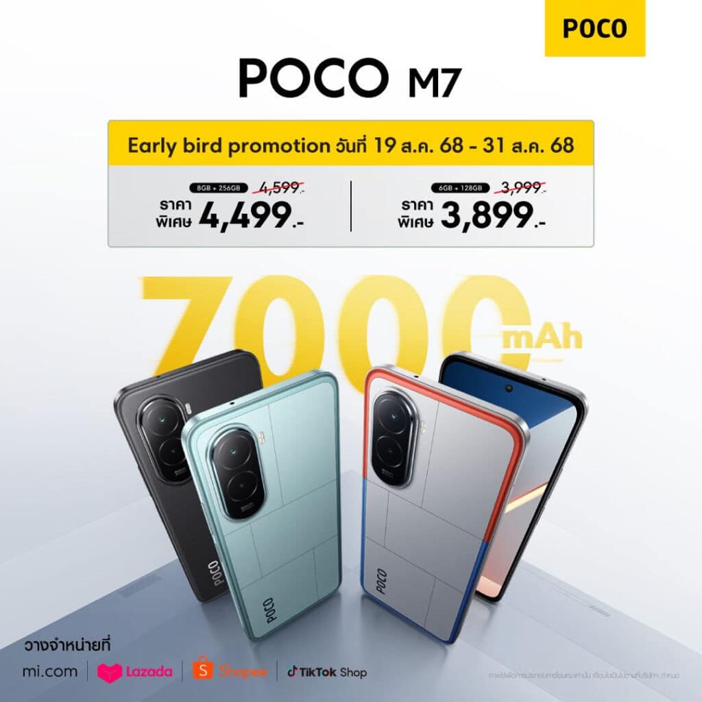 POCO M7 Sales Information