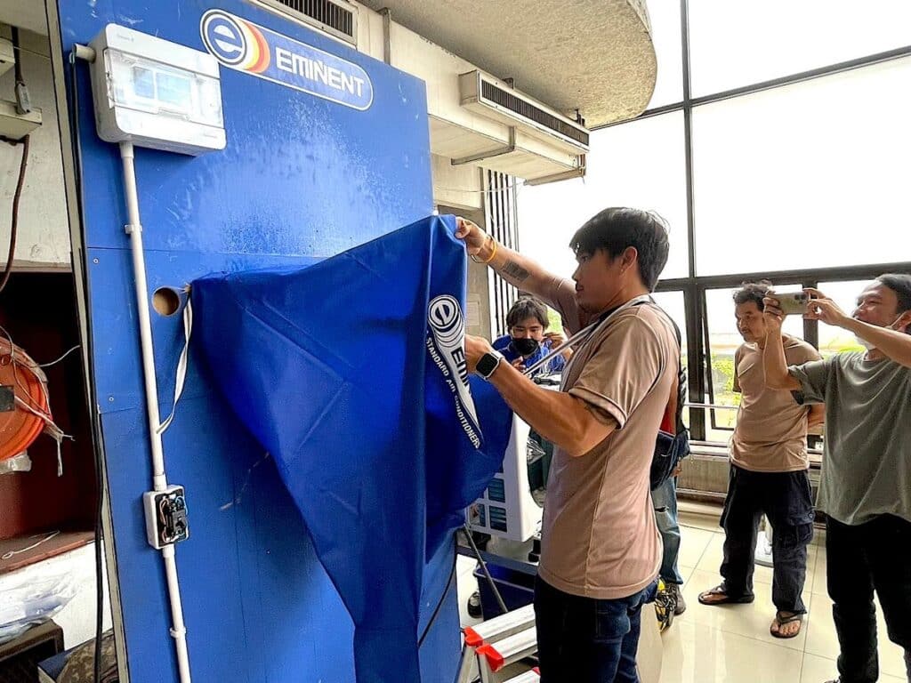 MAY PR 2025 09 11 175914 2 อีมิแน้นท์แอร์ เสริมศักยภาพบุคลากรภาคอุตสาหกรรม จัดอบรมความรู้ด้านระบบปรับอากาศแก่พนักงานบริษัท แปซิฟิค การทอ จำกัด