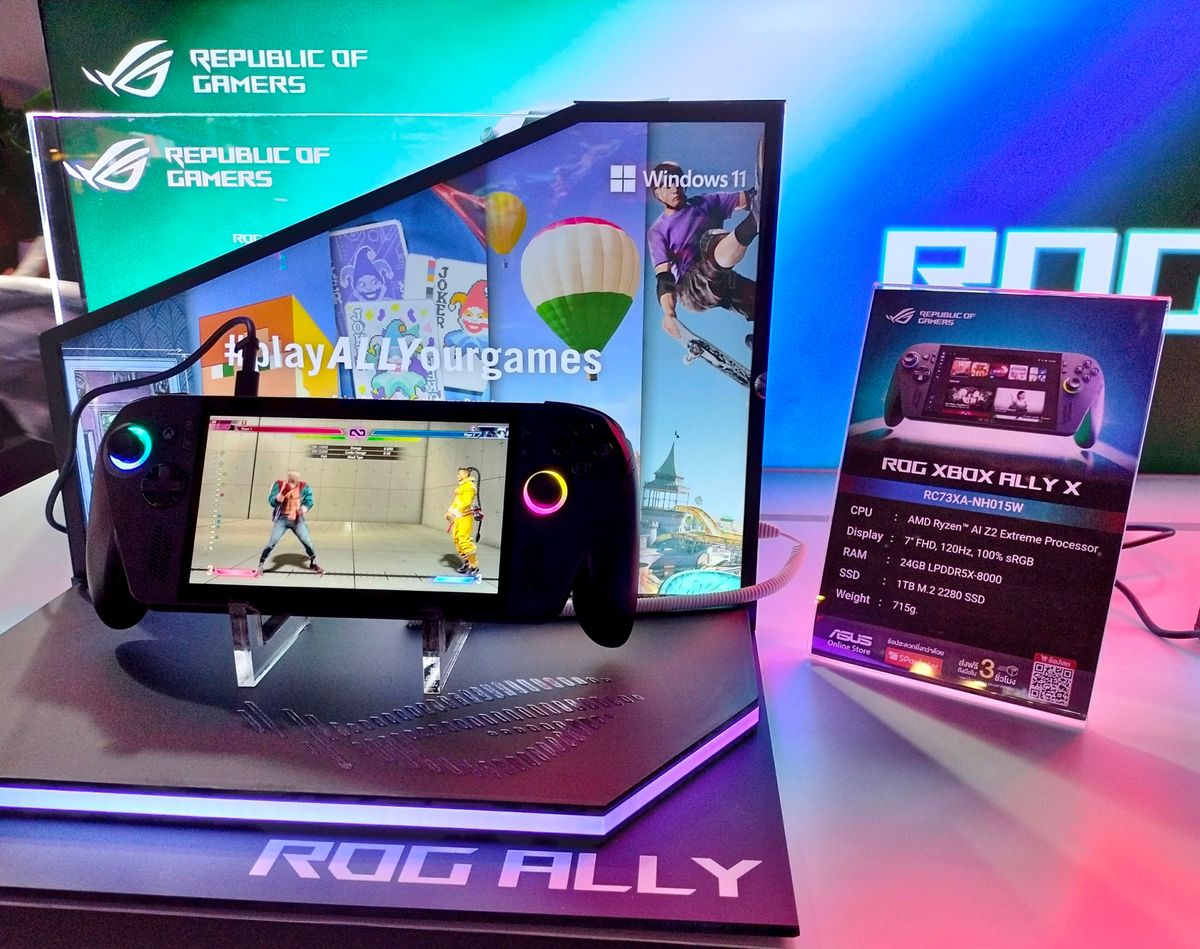 MAY PR 2025 10 17 030602 ROG เปิดตัว ROG Xbox Ally ทั้ง 2 รุ่น ในงาน gamescom asia X Thailand Game Show 2025 พร้อมวางจำหน่ายอย่างเป็นทางการทั่วประเทศ