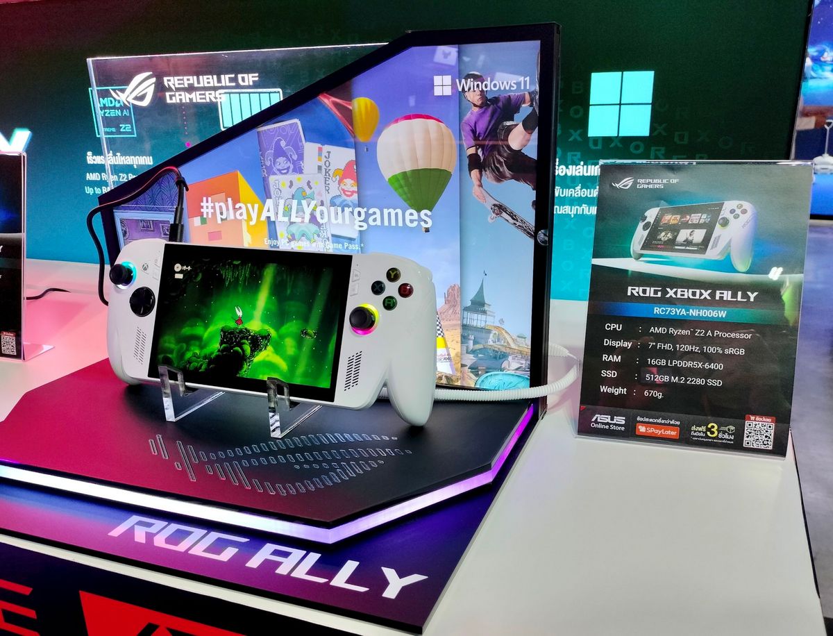 MAY PR 2025 10 17 032102 ROG เปิดตัว ROG Xbox Ally ทั้ง 2 รุ่น ในงาน gamescom asia X Thailand Game Show 2025 พร้อมวางจำหน่ายอย่างเป็นทางการทั่วประเทศ