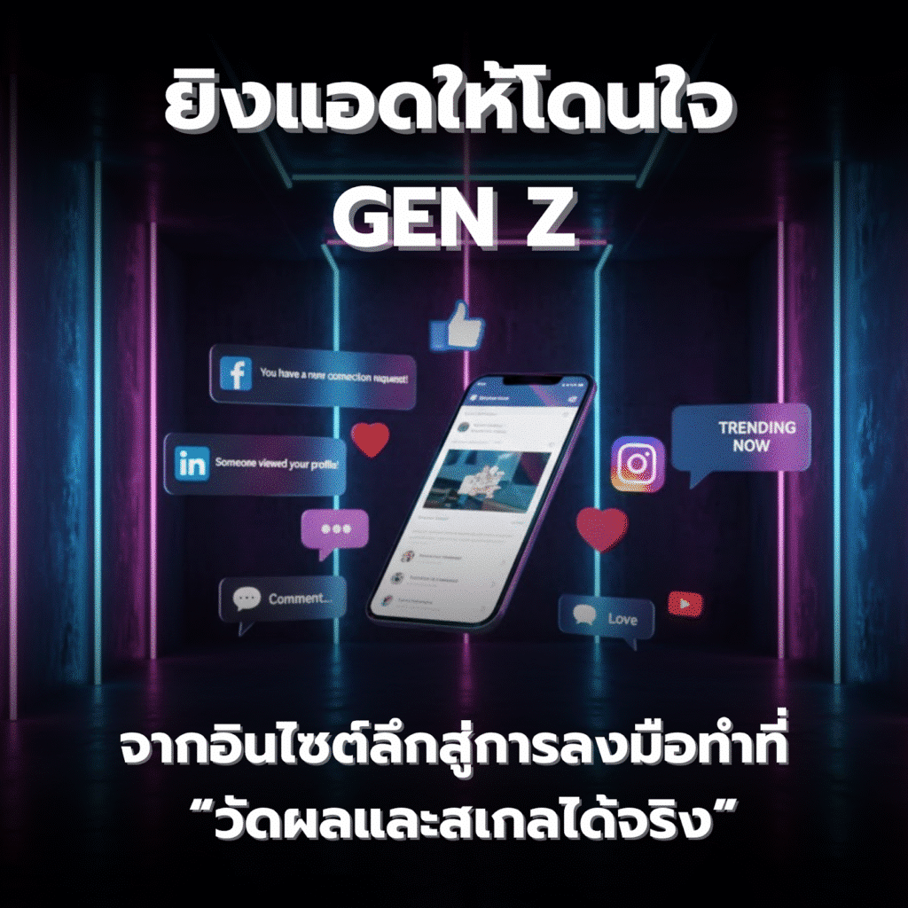 image 15 ยิงแอดให้โดนใจ Gen Z: จากอินไซต์ลึกสู่การลงมือทำที่ “วัดผลและสเกลได้จริง”