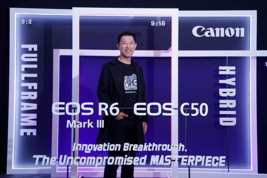 แคนนอน เดินเกมรุกตลาดกล้องไฮบริดและกล้องภาพยนตร์เต็มสูบ เปิดตัวผลิตภัณฑ์ใหม่เสริมทัพ EOS R system “EOS R6 Mark III” และ Cinema EOS system “EOS C50” ยกระดับเวิร์กโฟลว์สายครีเอเตอร์ ด้วยศักยภาพเหนือชั้น 4 MAY PR 2025 11 14 133648 แคนนอน เดินเกมรุกตลาดกล้องไฮบริดและกล้องภาพยนตร์เต็มสูบ เปิดตัวผลิตภัณฑ์ใหม่เสริมทัพ EOS R system “EOS R6 Mark III” และ Cinema EOS system “EOS C50” ยกระดับเวิร์กโฟลว์สายครีเอเตอร์ ด้วยศักยภาพเหนือชั้น