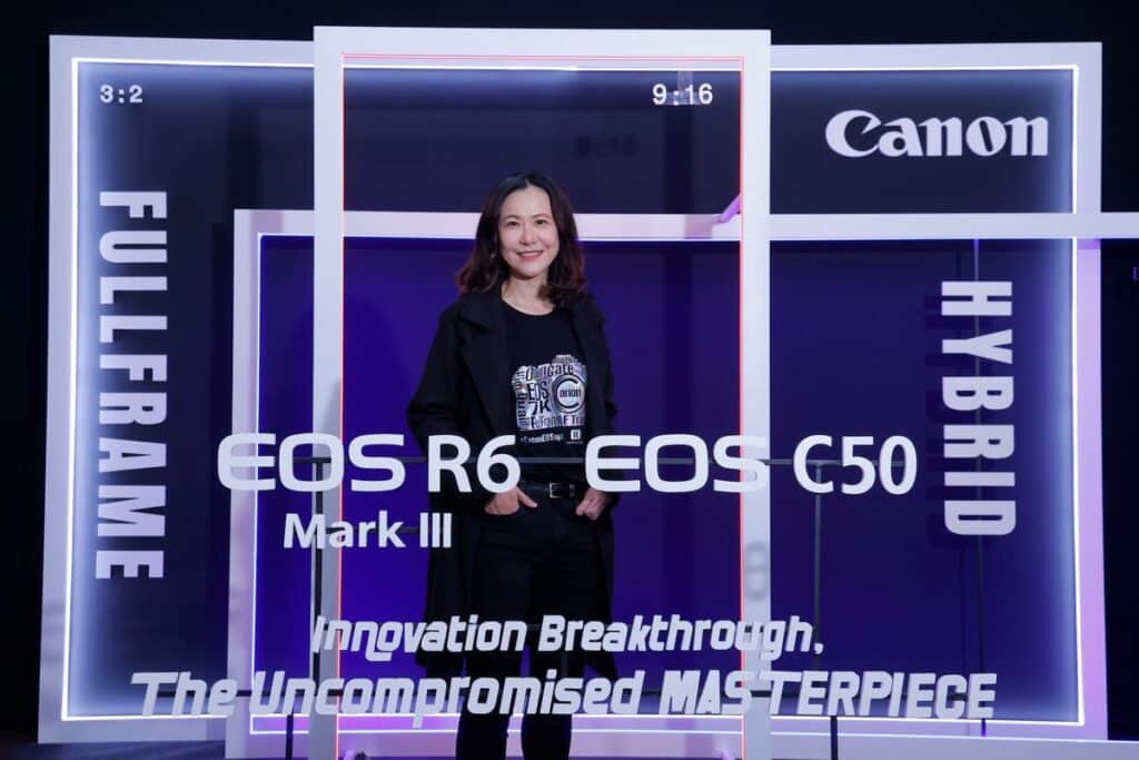 แคนนอน เดินเกมรุกตลาดกล้องไฮบริดและกล้องภาพยนตร์เต็มสูบ เปิดตัวผลิตภัณฑ์ใหม่เสริมทัพ EOS R system “EOS R6 Mark III” และ Cinema EOS system “EOS C50” ยกระดับเวิร์กโฟลว์สายครีเอเตอร์ ด้วยศักยภาพเหนือชั้น 5 MAY PR 2025 11 14 142031 แคนนอน เดินเกมรุกตลาดกล้องไฮบริดและกล้องภาพยนตร์เต็มสูบ เปิดตัวผลิตภัณฑ์ใหม่เสริมทัพ EOS R system “EOS R6 Mark III” และ Cinema EOS system “EOS C50” ยกระดับเวิร์กโฟลว์สายครีเอเตอร์ ด้วยศักยภาพเหนือชั้น