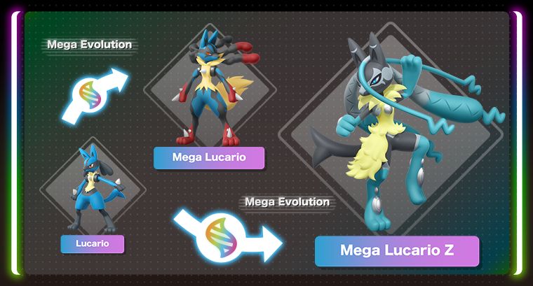 MAY PR 2025 12 02 175822 อัปเดตล่าสุดจาก Pokémon Legends: Z-A – Mega Dimension! ลูคาริโอวิวัฒนาการเมก้าพร้อมร่างใหม่"เมก้าลูคาริโอ Z" และเปิดเผยภารกิจเสริม EX ที่มาพร้อมกับโปเกมอนในตํานาน"มิวทู" ใน Pokémon Legends: Z-A