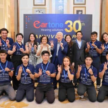 MAY PR 2025 12 15 170100 2 EARTONE ครบรอบ 30 ปีแห่งความไว้วางใจ พร้อมเปิดตัวเทคโนโลยี AI และแอปพลิเคชัน ตรวจการได้ยินครั้งแรกของประเทศ