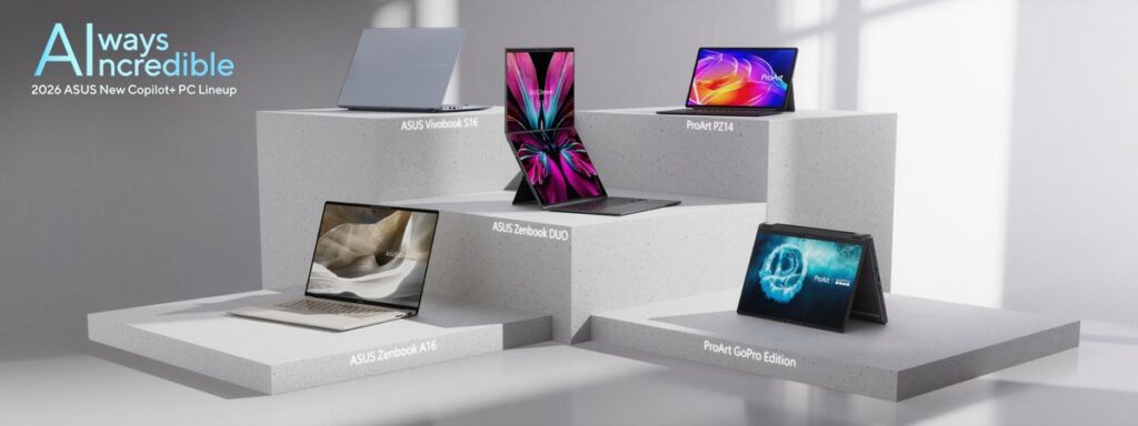 MAY PR 2026 01 07 192122 สุดล้ำ ณ งาน CES 2026 ทั้ง ProArt, Zenbook และ Vivobook เจเนอเรชันใหม่ รวมถึงเดสก์ท๊อปและคอมพิวเตอร์ออลอินวัน (AiO)