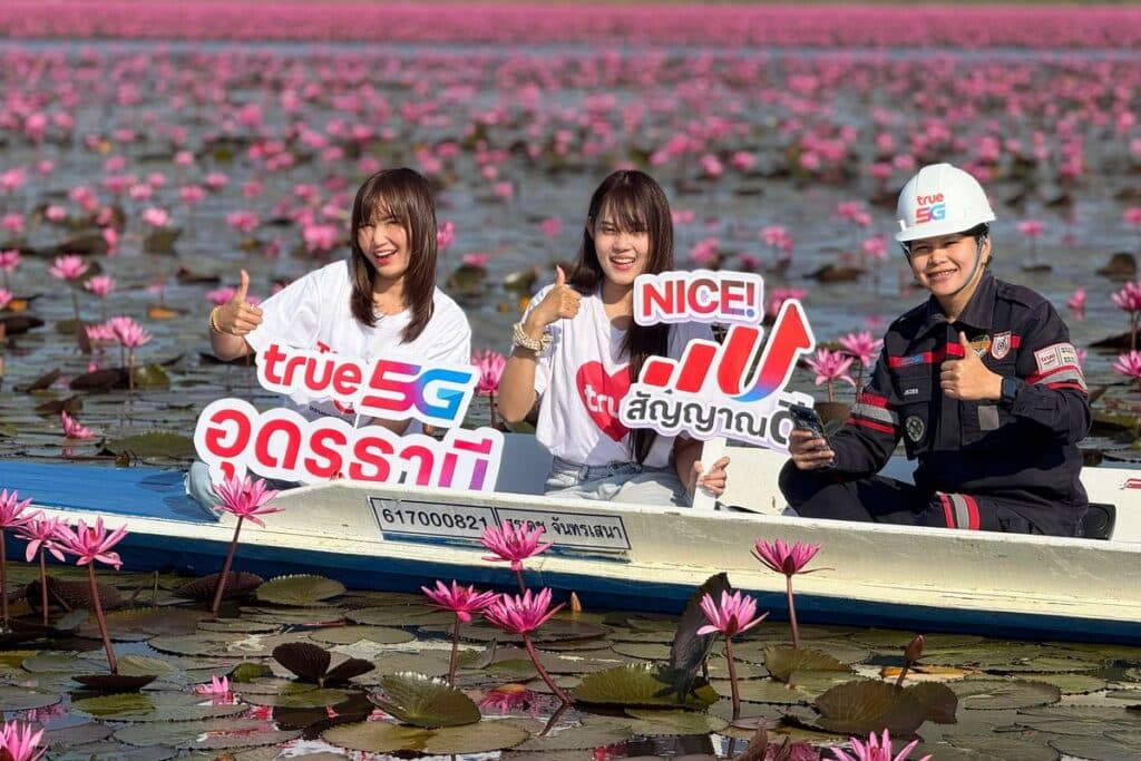 True Corporation Boosts 5G at Udon Thani’s “Red Lotus Sea” for Thai and Foreign Tourists Following “Lisa,” Delivering Up to 9x Faster Speeds with Full Coverage Across Piers and Photo Spots 14 MAY PR 2026 02 11 164731 True Corporation Boosts 5G at Udon Thani’s “Red Lotus Sea” for Thai and Foreign Tourists Following “Lisa,” Delivering Up to 9x Faster Speeds with Full Coverage Across Piers and Photo Spots