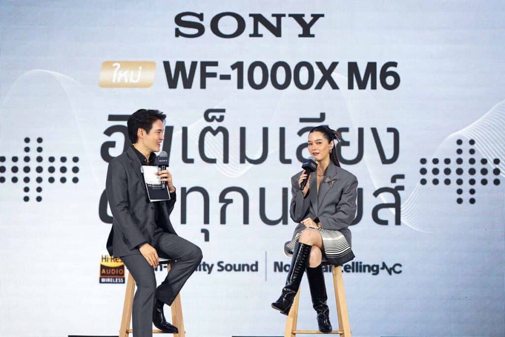 โซนี่ไทยเปิดตัวหูฟังตัดเสียงรบกวนไร้สายแบบ Truly Wireless รุ่นใหม่ WF-1000XM6 “อินเต็มเสียง ตัดทุกนอยส์” ยกระดับประสบการณ์การฟังให้เป็นอย่างที่คนทำเพลงตั้งใจ ด้วยการจูนเสียงจากทีมงานทำเพลงระดับโลก 8 MAY PR 2026 02 25 142517 โซนี่ไทยเปิดตัวหูฟังตัดเสียงรบกวนไร้สายแบบ Truly Wireless รุ่นใหม่ WF-1000XM6 “อินเต็มเสียง ตัดทุกนอยส์” ยกระดับประสบการณ์การฟังให้เป็นอย่างที่คนทำเพลงตั้งใจ ด้วยการจูนเสียงจากทีมงานทำเพลงระดับโลก