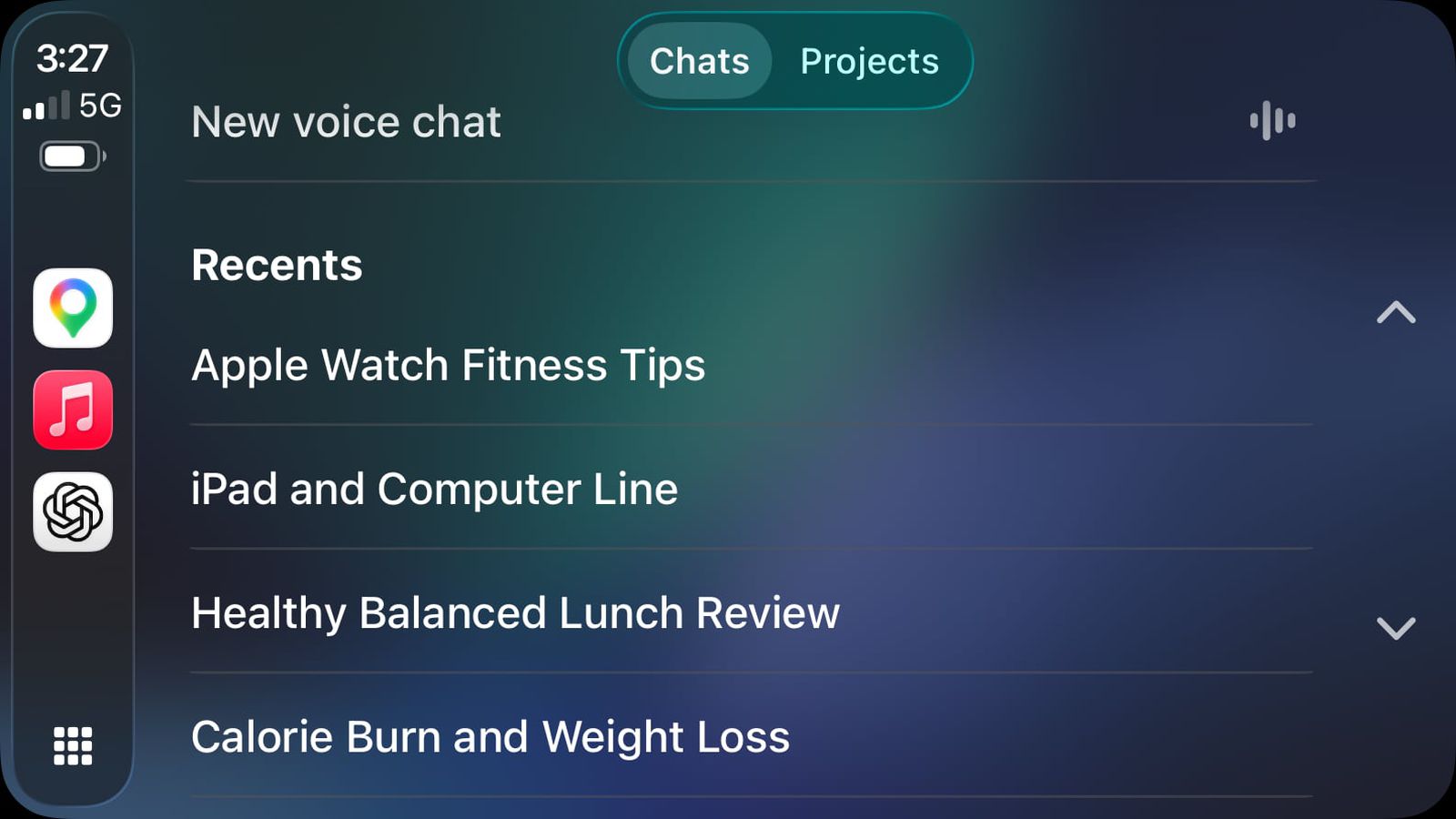 CarPlay ChatGPT