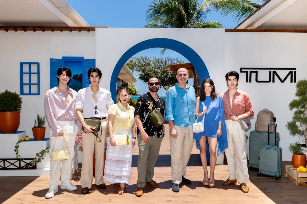 TUMI Photo 1 TUMI ฉลองเปิดตัวคอลเลกชัน Spring 2026 ด้วยการเดินทางสุดพิเศษที่ได้แรงบันดาลใจจากเมดิเตอร์เรเนียน พร้อมเหล่าคนดังร่วมงานคับคั่ง