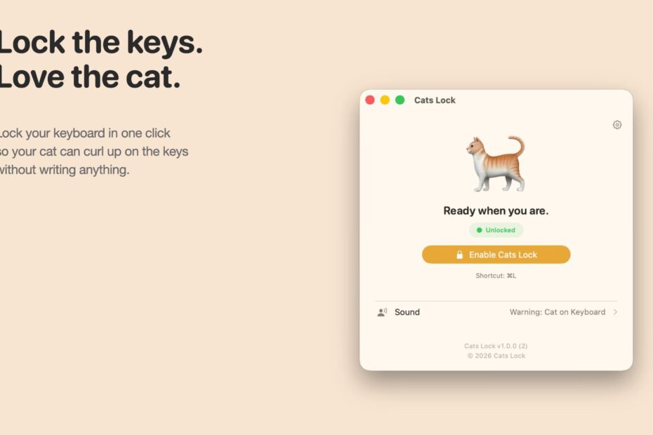 Cats Lock Mac