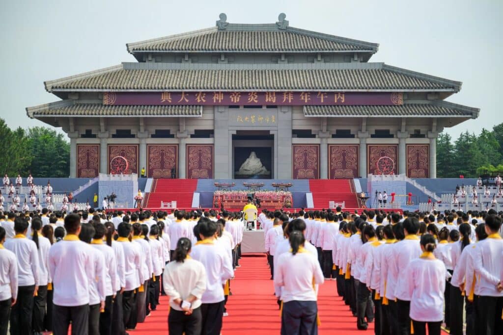 MAY PR 2026 06 11 143229 เมืองสุยโจวจัดพิธีสักการะจักรพรรดิเหยียนอย่างยิ่งใหญ่ สืบสานมรดกภูมิปัญญาทางวัฒนธรรมระดับชาติ