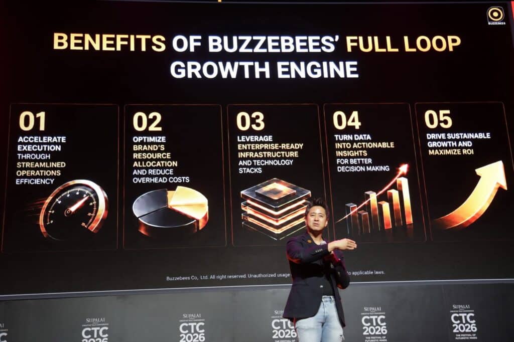 MAY PR 2026 06 19 162039 BUZZEBEES ชี้อนาคตธุรกิจยุค AI บนเวที CTC 2026 ปลุกแบรนด์องค์กรทลาย “Data Silos” ชูโมเดล “Unified Platform” เชื่อม Customer Journey สู่ยอดขายจริง