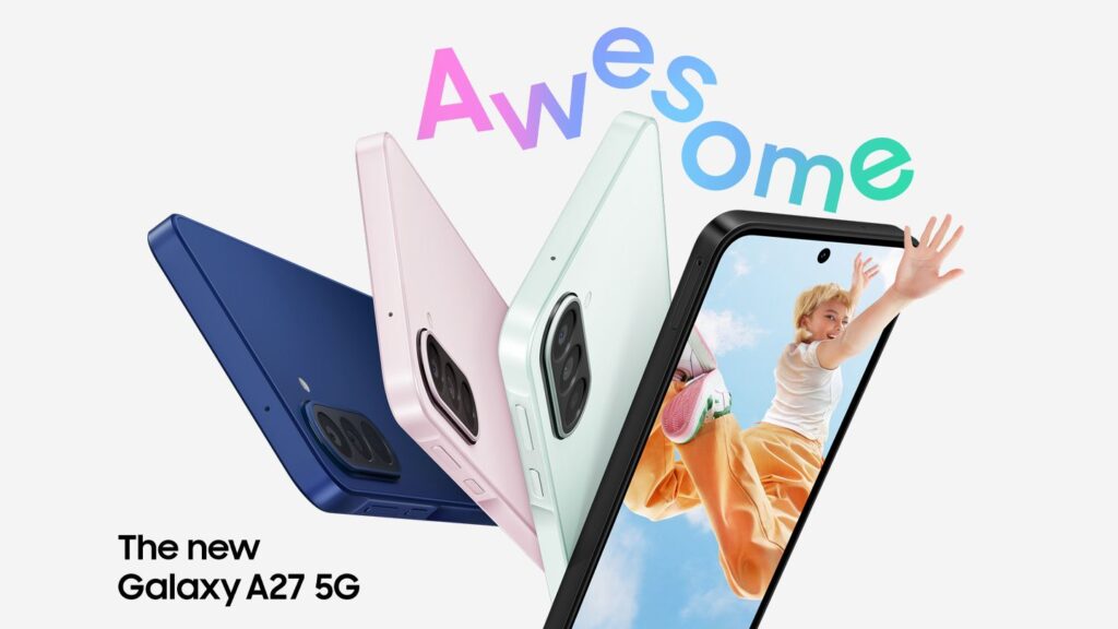 MAY PR 2026 06 25 081410 2 ซัมซุงเปิดตัว Galaxy A27 5G ที่มาพร้อมความเร็วแรงของ Snapdragon® 6 Gen 3ยกระดับประสบการณ์หน้าจอสมจริงและเต็มตาพร้อมอัปเกรดฟีเจอร์ Awesome Intelligence สู่ผู้ใช้งานมากขึ้น