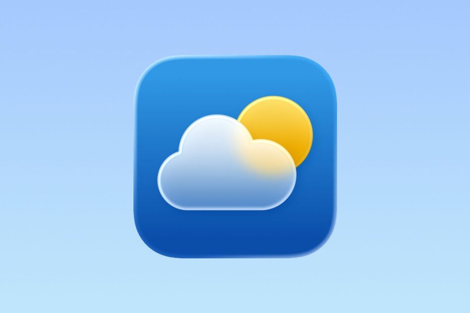 แอปสภาพอากาศ iOS 27