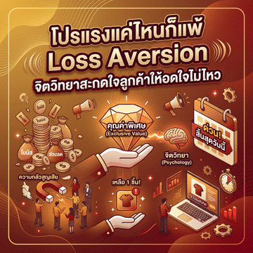 4 1 โปรแรงแค่ไหนก็แพ้ Loss Aversion จิตวิทยาสะกดใจลูกค้าให้อดใจไม่ไหว