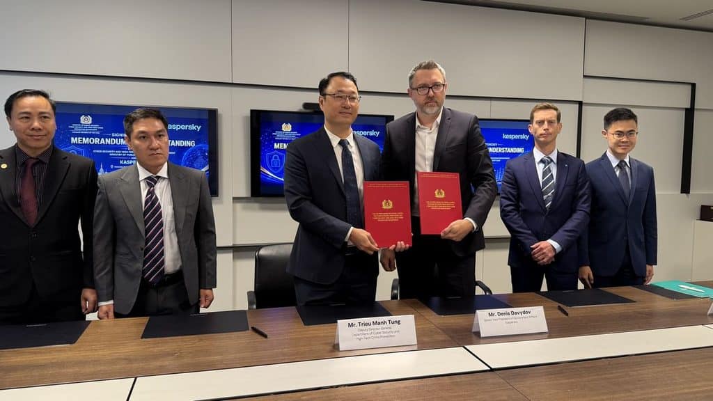 MAY PR 2026 09 08 104110 Kaspersky signs Memorandum of Understanding with the Cyber Security and High-Tech Crime Prevention Department under the Ministry of Public Security of Vietnam