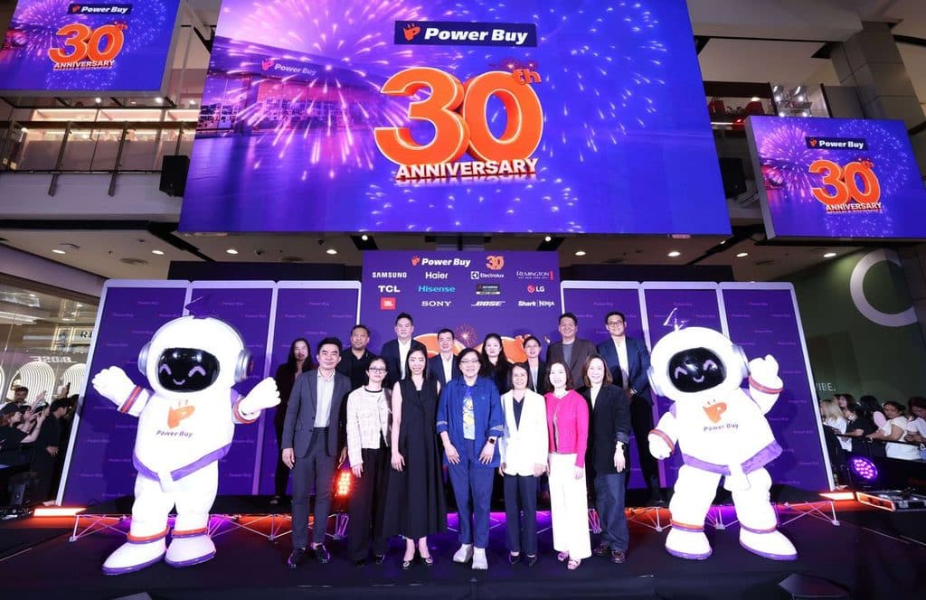 MAY PR 2026 09 09 145424 “เพาเวอร์บาย” ฉลอง 30 ปี แจกหนัก! ลุ้นรถยนต์ไฟฟ้า–เครื่องใช้ไฟฟ้า รวมมูลค่ากว่า 1 ล้านบาท พร้อมแท็กทีม “เต-ตะวัน–นิว-ฐิติภูมิ” เติมสีสันด้วยโชว์สุดเอ็กซ์คลูซีฟ