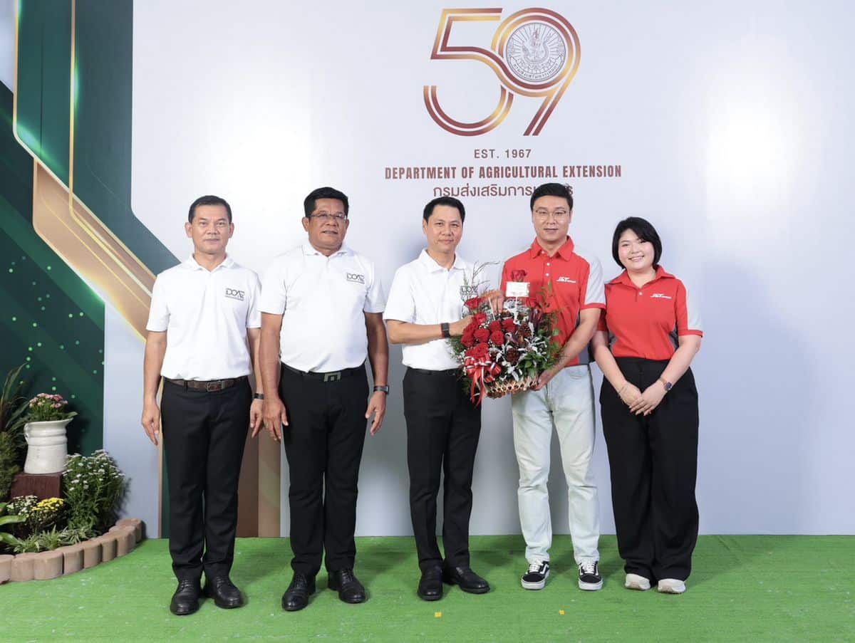 เจแอนด์ที เอ็กซ์เพรส ร่วมงานครบรอบ 59 ปี กรมส่งเสริมการเกษตรเสริมศักยภาพเกษตรไทยด้วยโลจิสติกส์ 21