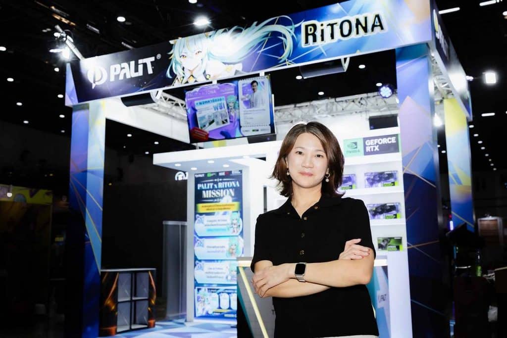 PALIT ยกทัพผลิตภัณฑ์การ์ดแสดงผลรุ่นพิเศษ GeForce RTX™ 5060 Ti 8GB RITONA พร้อมส่งแคมเปญพิเศษ Trade Inสุดคุ้มในงาน Thailand Game Show 2026 2